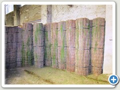 
Rollos de brezo recin fabricados por Bruc Girona sin competencia en el mercado. 

 